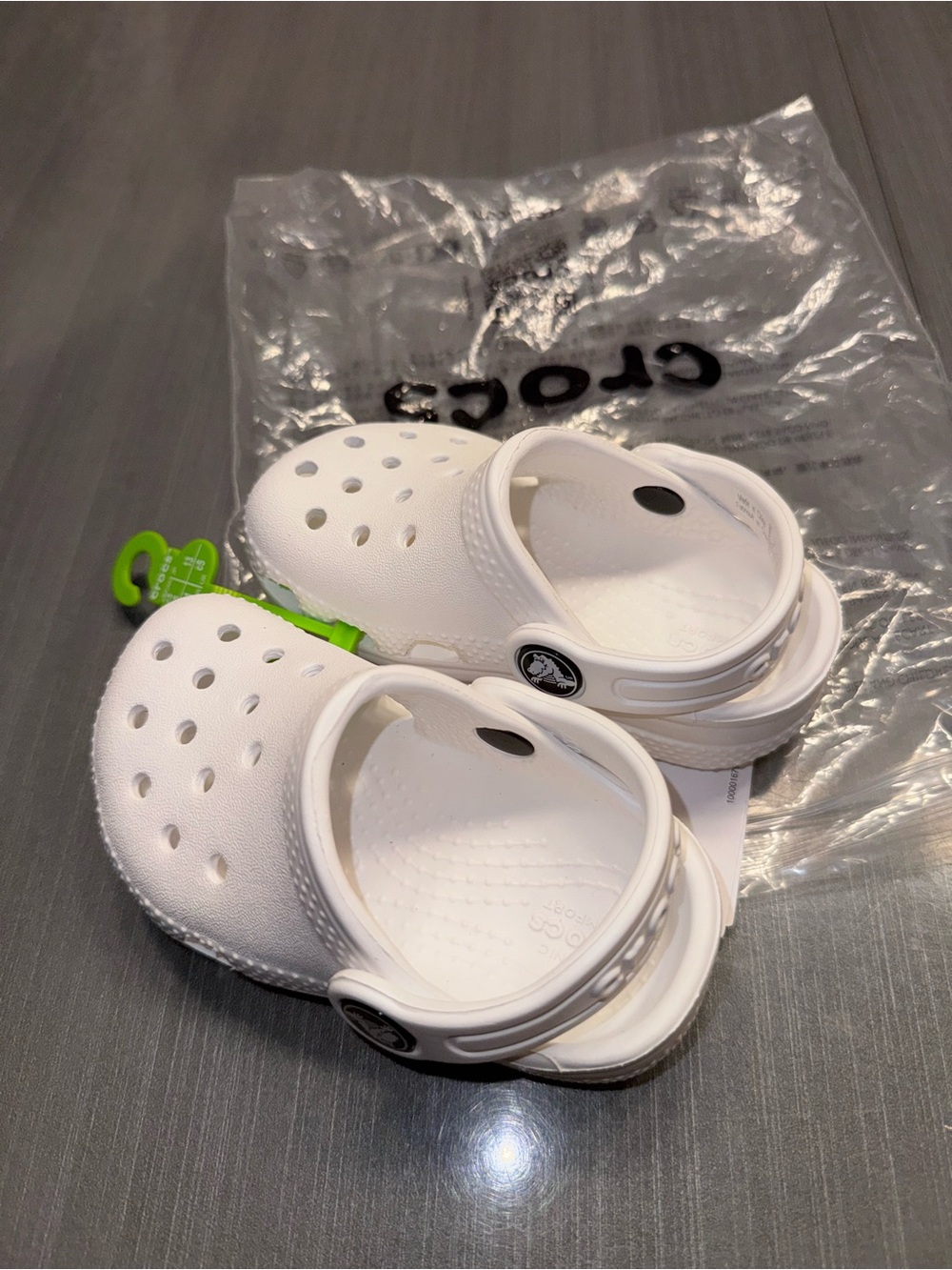 CROCS Kids White Classic Clog